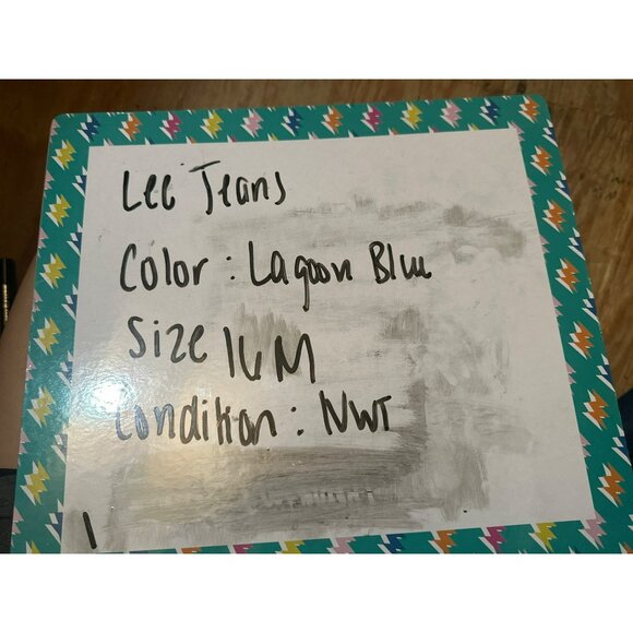 NWT LEE Women’s Shape Illusions Bootcut Jeans – Lagoon Blue, Mid-Rise Size 16M - Picture 4 of 4